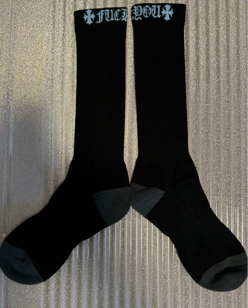 未使用 クロムハーツソックス　水色 正規品