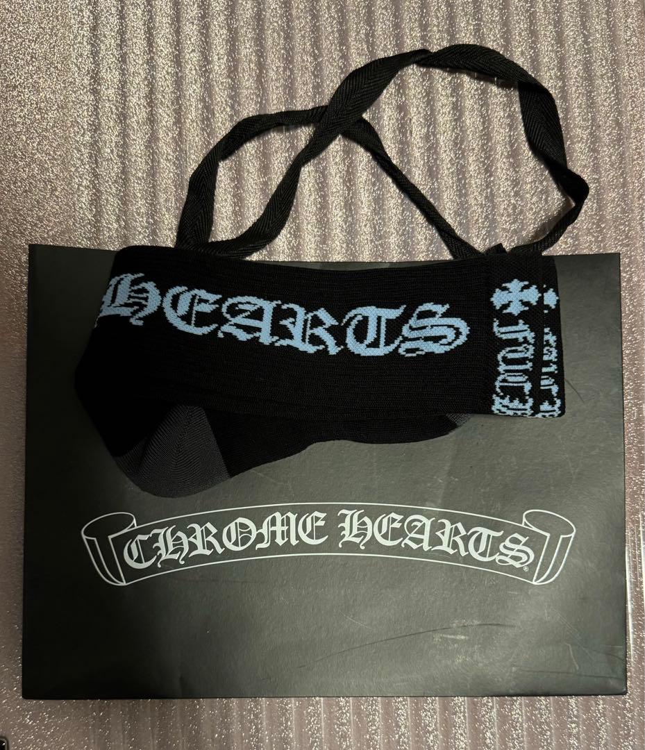 未使用 クロムハーツソックス　水色 正規品