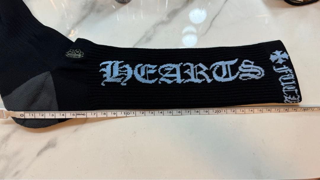 未使用 クロムハーツソックス　水色 正規品