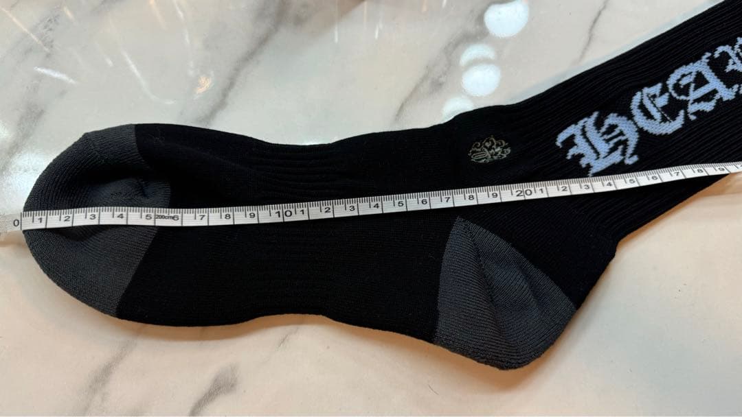 未使用 クロムハーツソックス　水色 正規品
