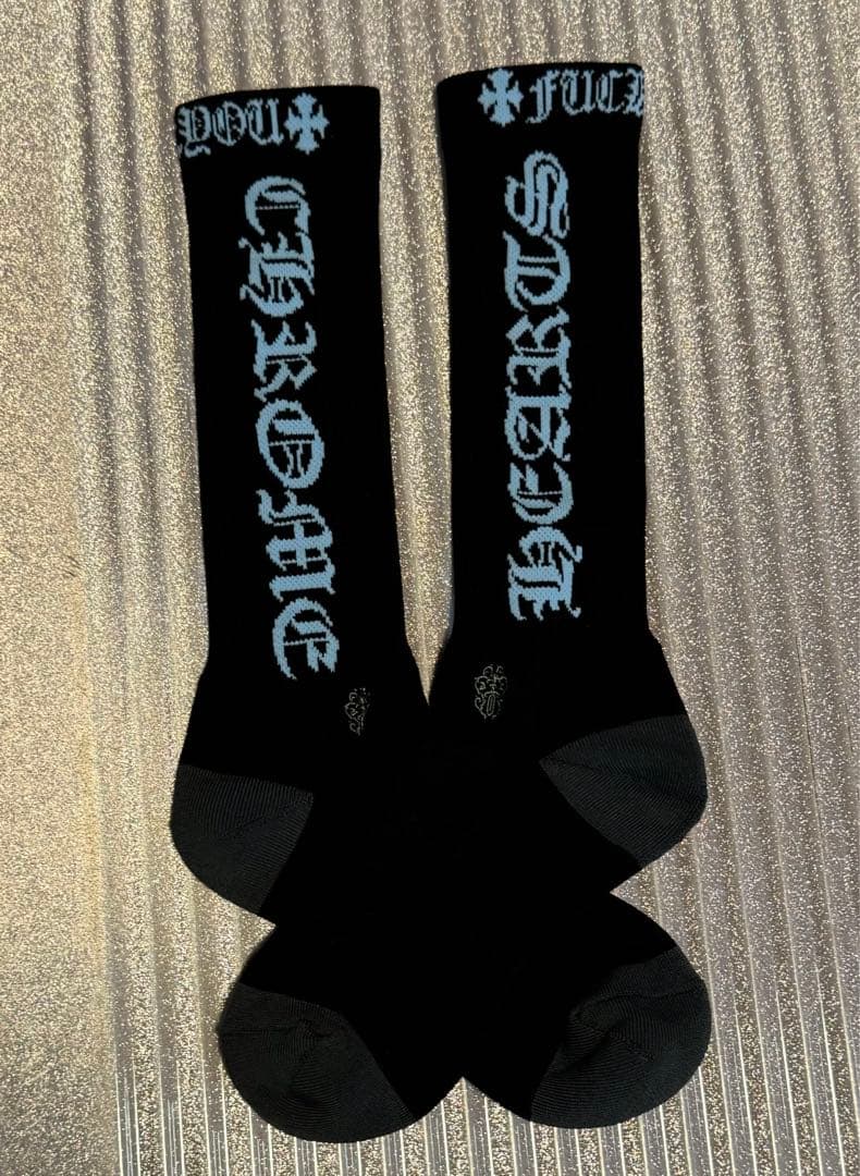 未使用 クロムハーツソックス　水色 正規品