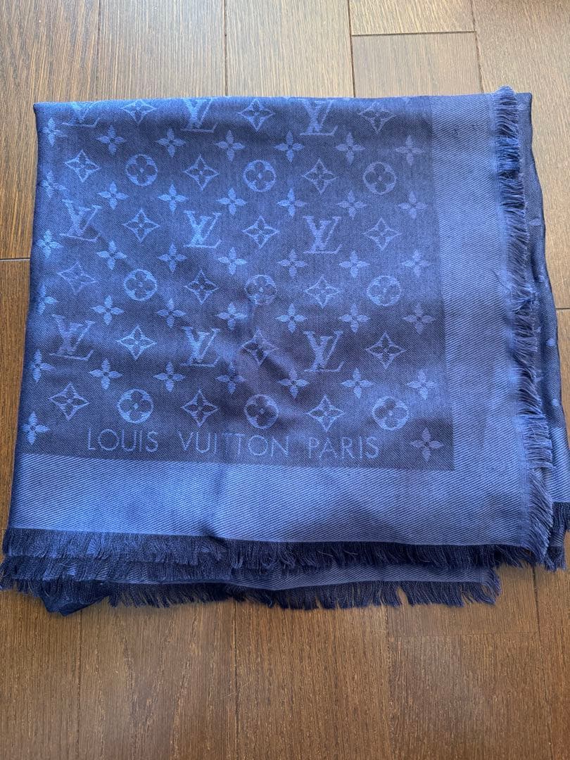 LOUIS VUITTON ネイビー ストール