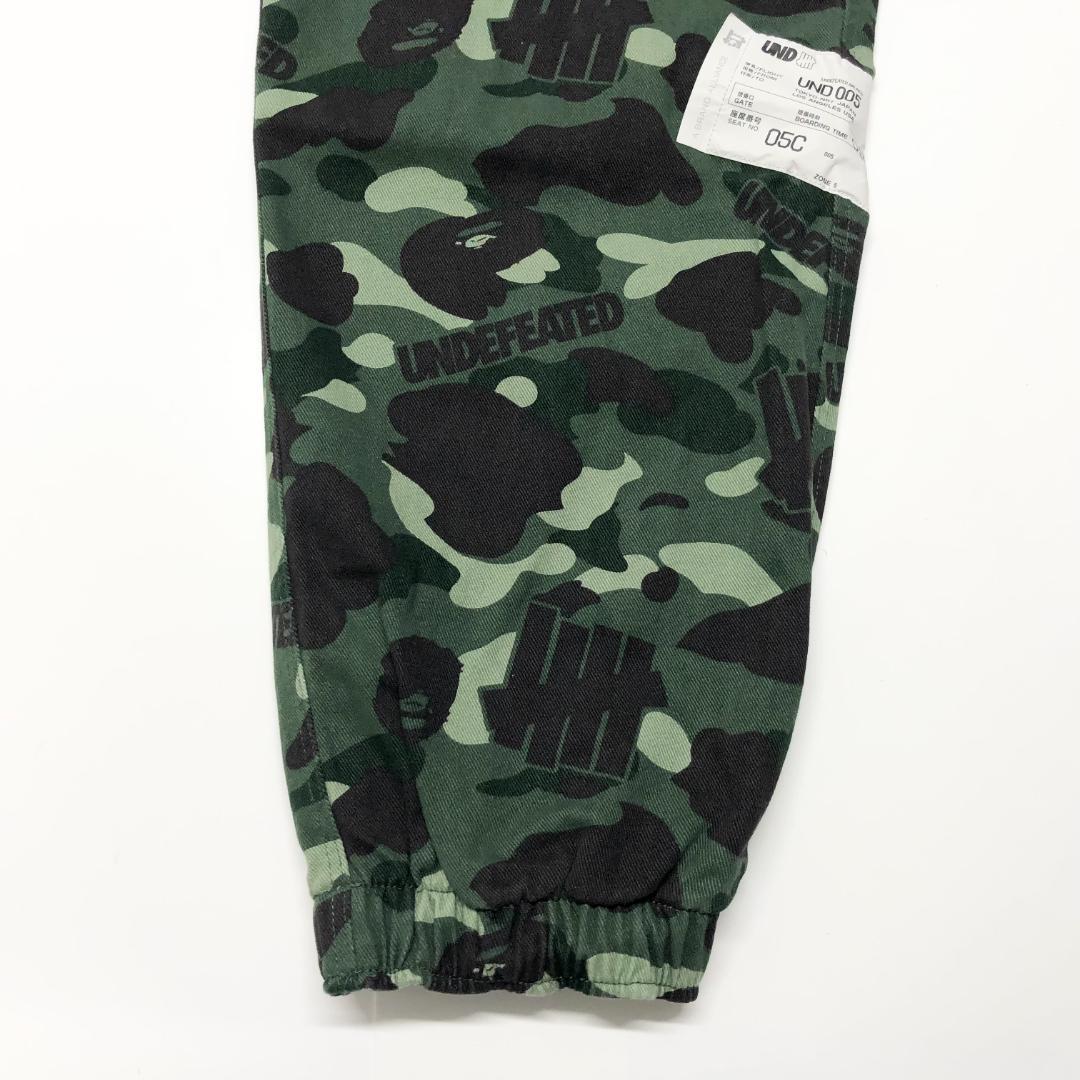 ○★新品未使用　A BATHING APE×UNDEFEATED　パンツ　XL