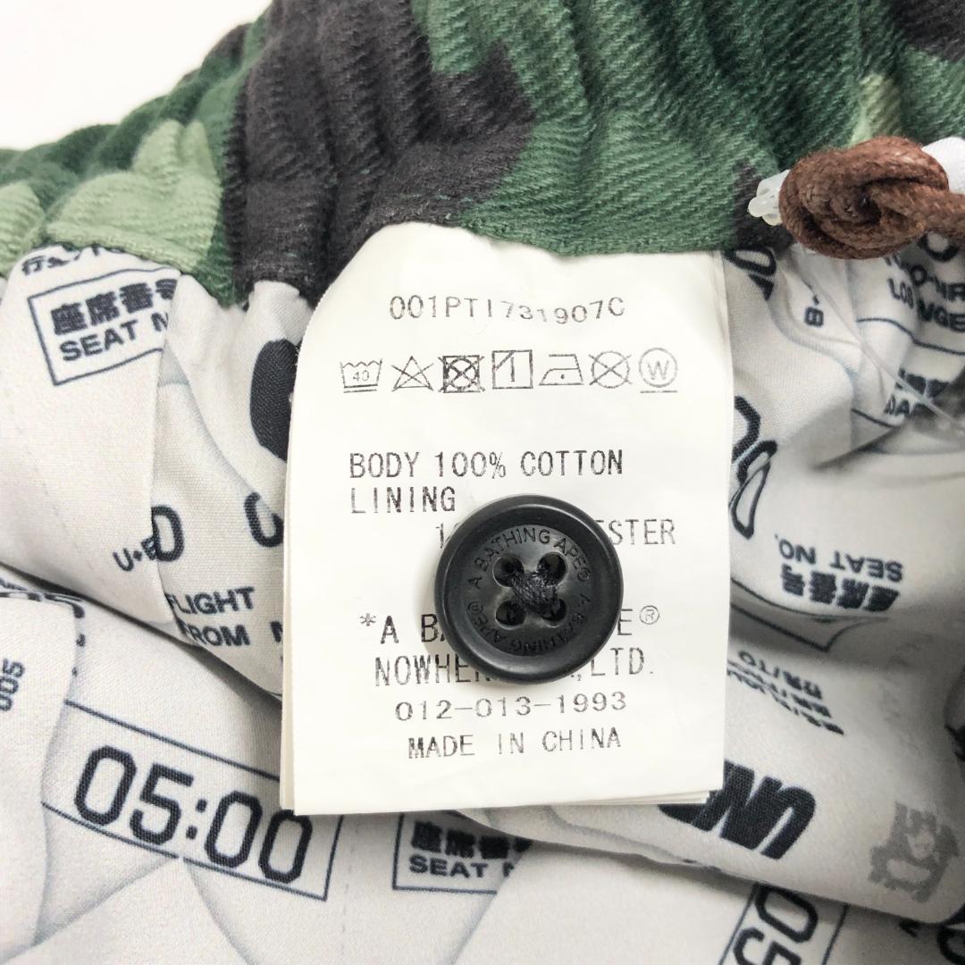 ○★新品未使用　A BATHING APE×UNDEFEATED　パンツ　XL