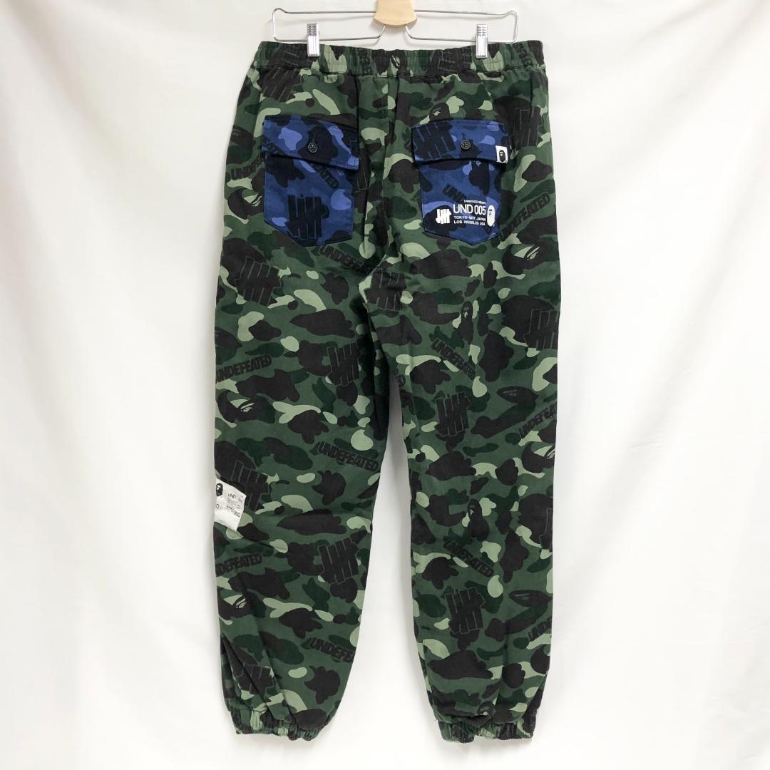 ○★新品未使用　A BATHING APE×UNDEFEATED　パンツ　XL