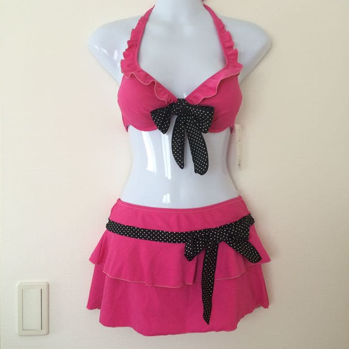 新品☆RU アールユー 水着 ビキニ スカート 3点セット レディース S