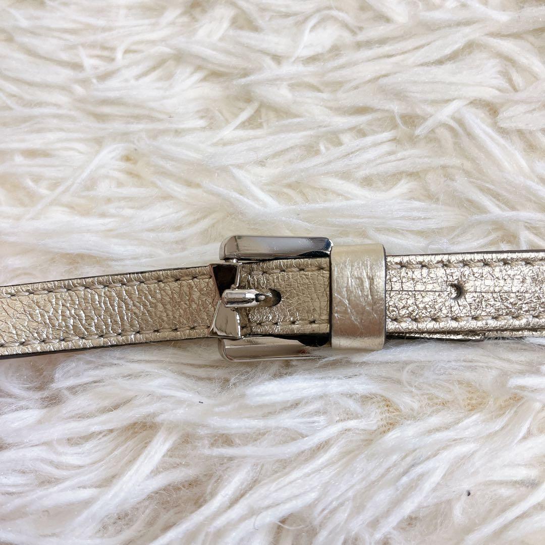 希少カラー✨ジャンニキャリーニ　オリガミ S 2wayショルダー　ゴールド　本革