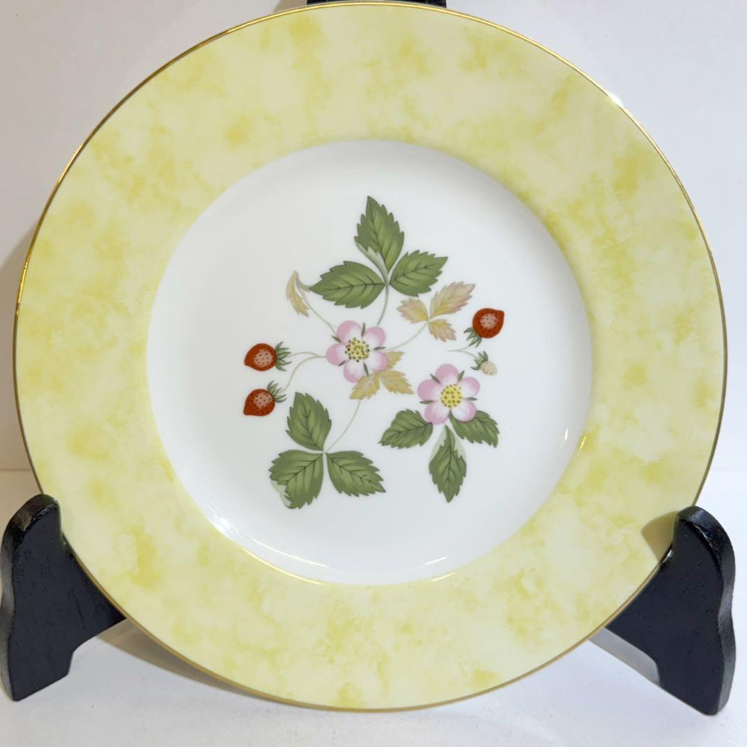 専用ウェッジウッド ワイルドストロベリー フルリムプレート５色セット 新品