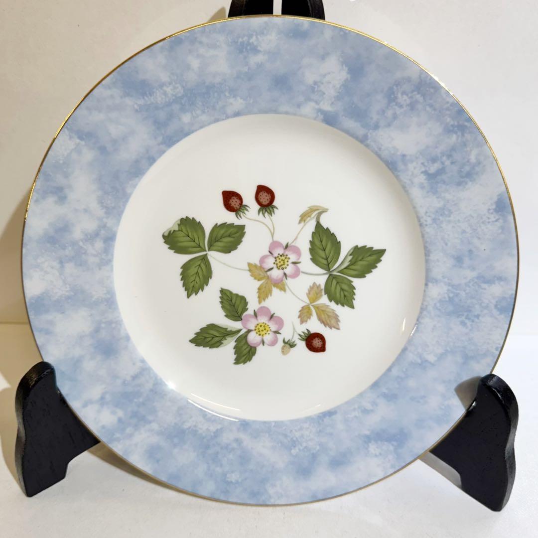 専用ウェッジウッド ワイルドストロベリー フルリムプレート５色セット 新品