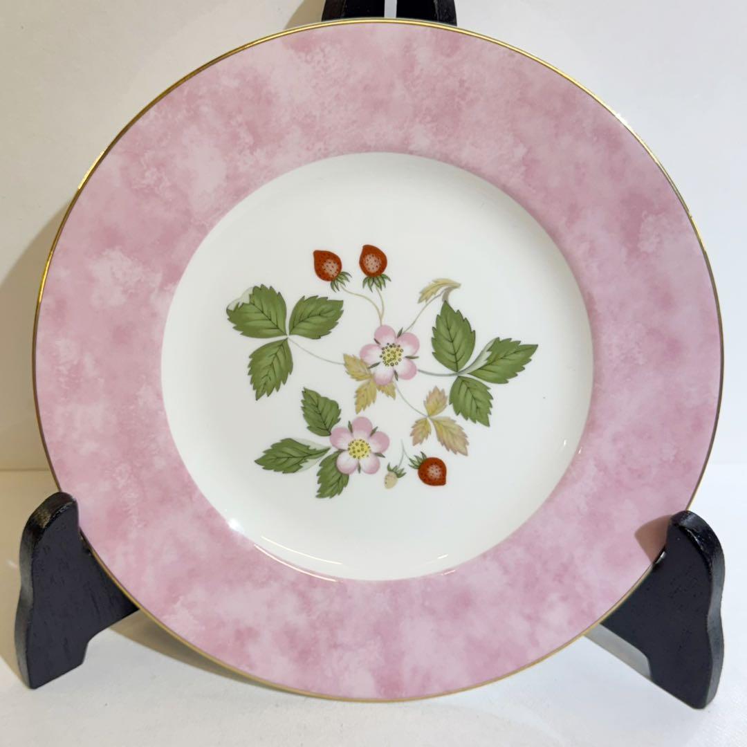 専用ウェッジウッド ワイルドストロベリー フルリムプレート５色セット 新品