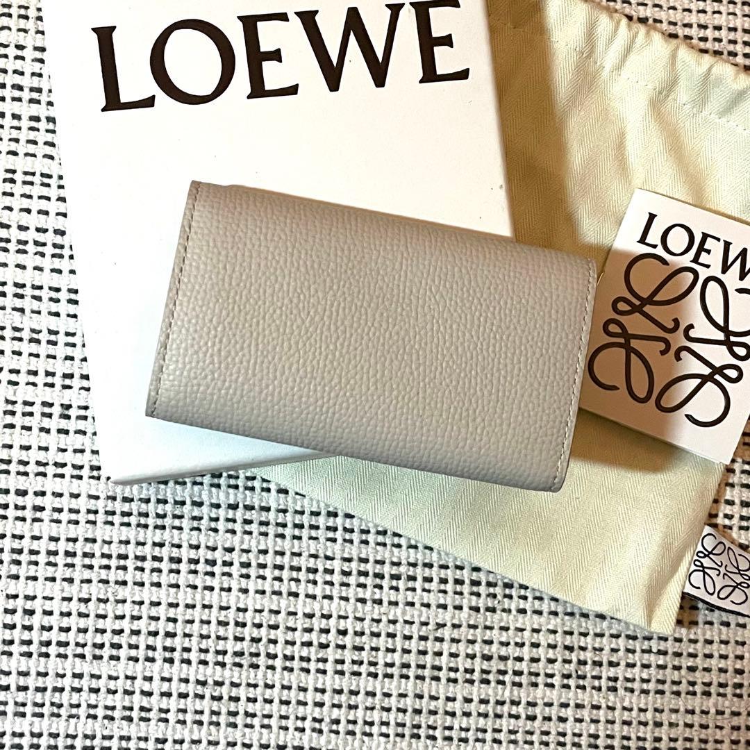 ロエベ アナグラム キーケース（ペブルグレインカーフ）