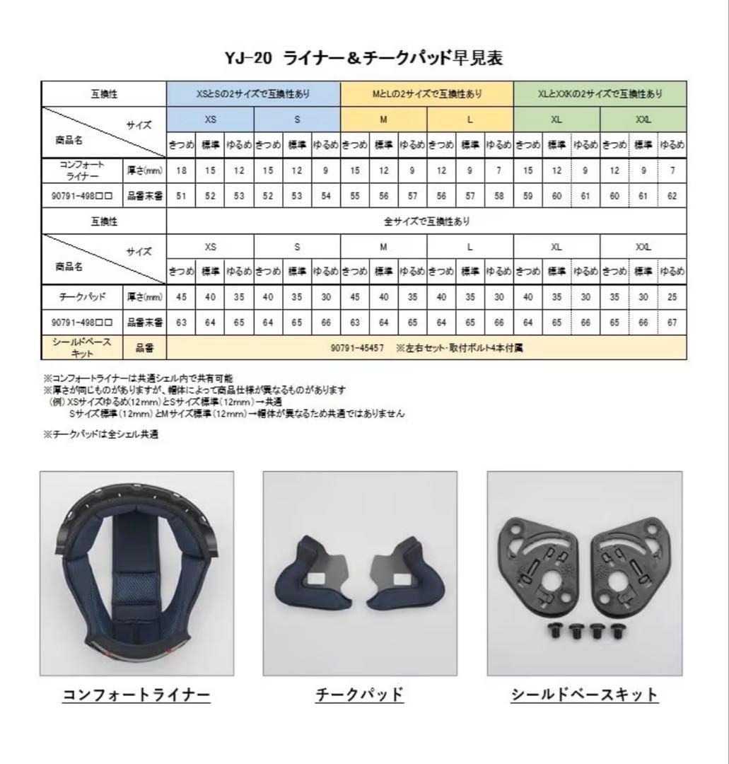 【しん】ヤマハヘルメット　ジェット　XXL