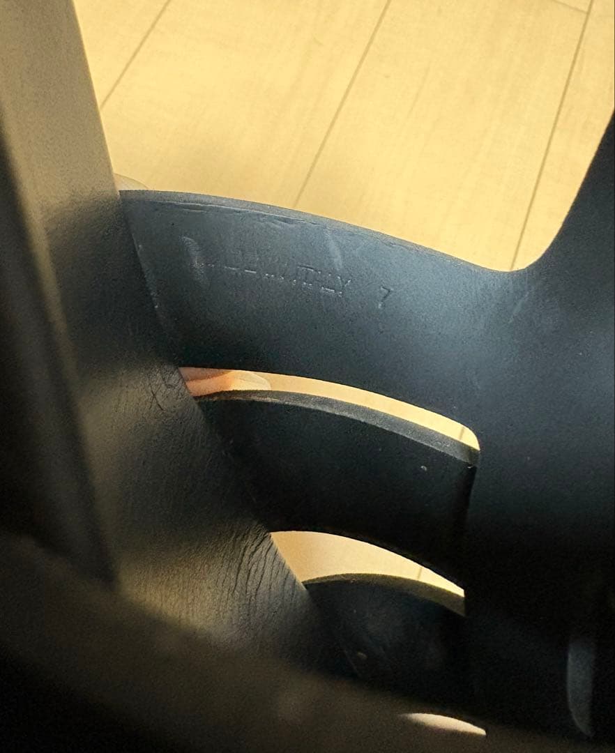 【PRADA】モノリス ブラック メンズサンダル ラバーサンダル 約27センチ