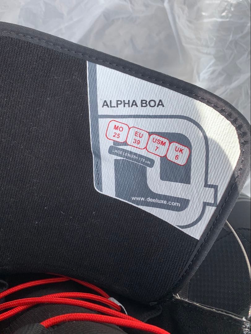 未使用品 DEELUXE ALPHA BOA US7 25cm