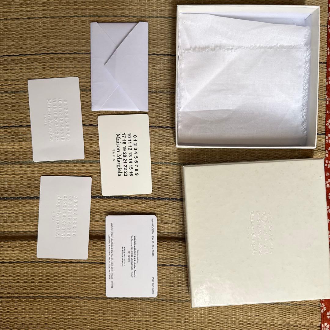 マルジェラ　ブラックレザー三つ折り財布