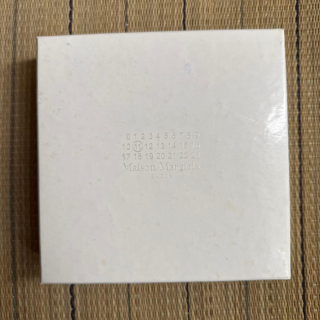 マルジェラ　ブラックレザー三つ折り財布