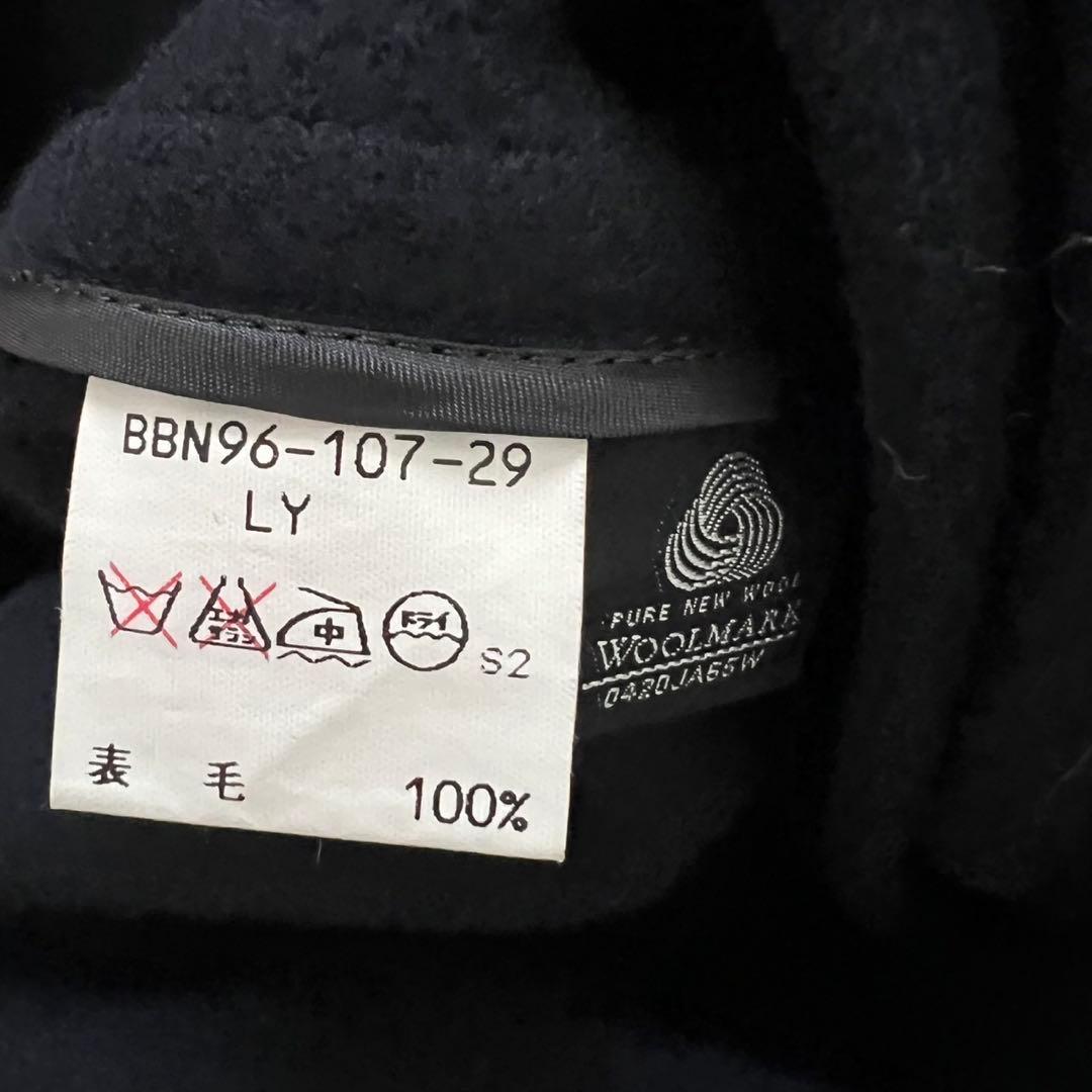 着丈116 バーバリーズ　ダッフルコート　ヘリンボーン　ムーアブルック　XL相当