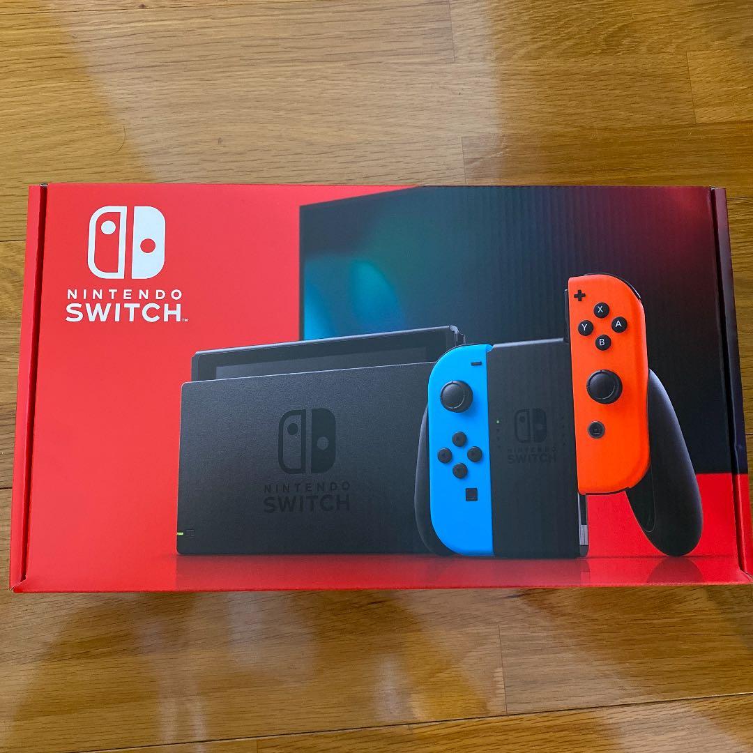 未使用　任天堂 Switch JOY-CON ネオンブルー/ネオンレッド