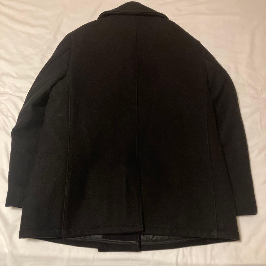 美品　42サイズショット 740N メルトンウール ピーコート　ビック
