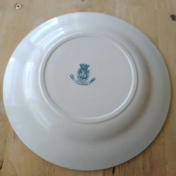 フランスアンティーク　ジアンFLORRAL　ディナー皿