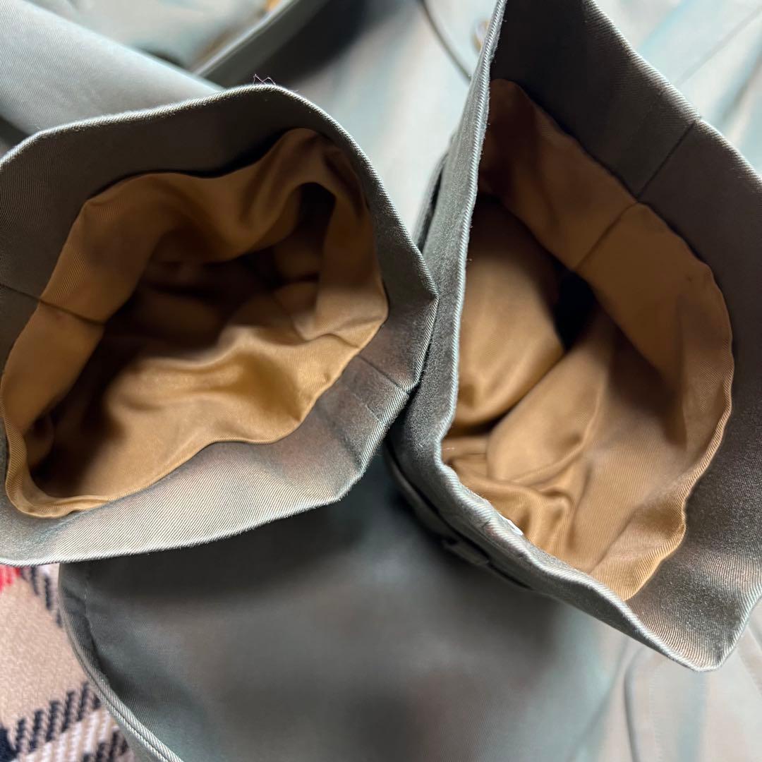 希少♡未使用級♡バーバリー　トレンチコート　ベルト　ライナー　ノバチェック 玉虫