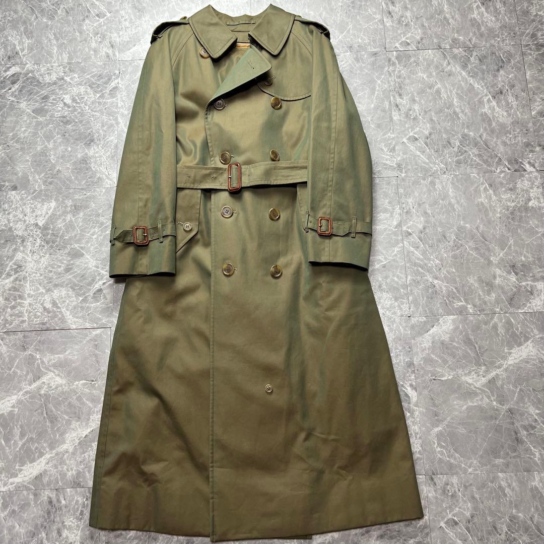 希少♡未使用級♡バーバリー　トレンチコート　ベルト　ライナー　ノバチェック 玉虫