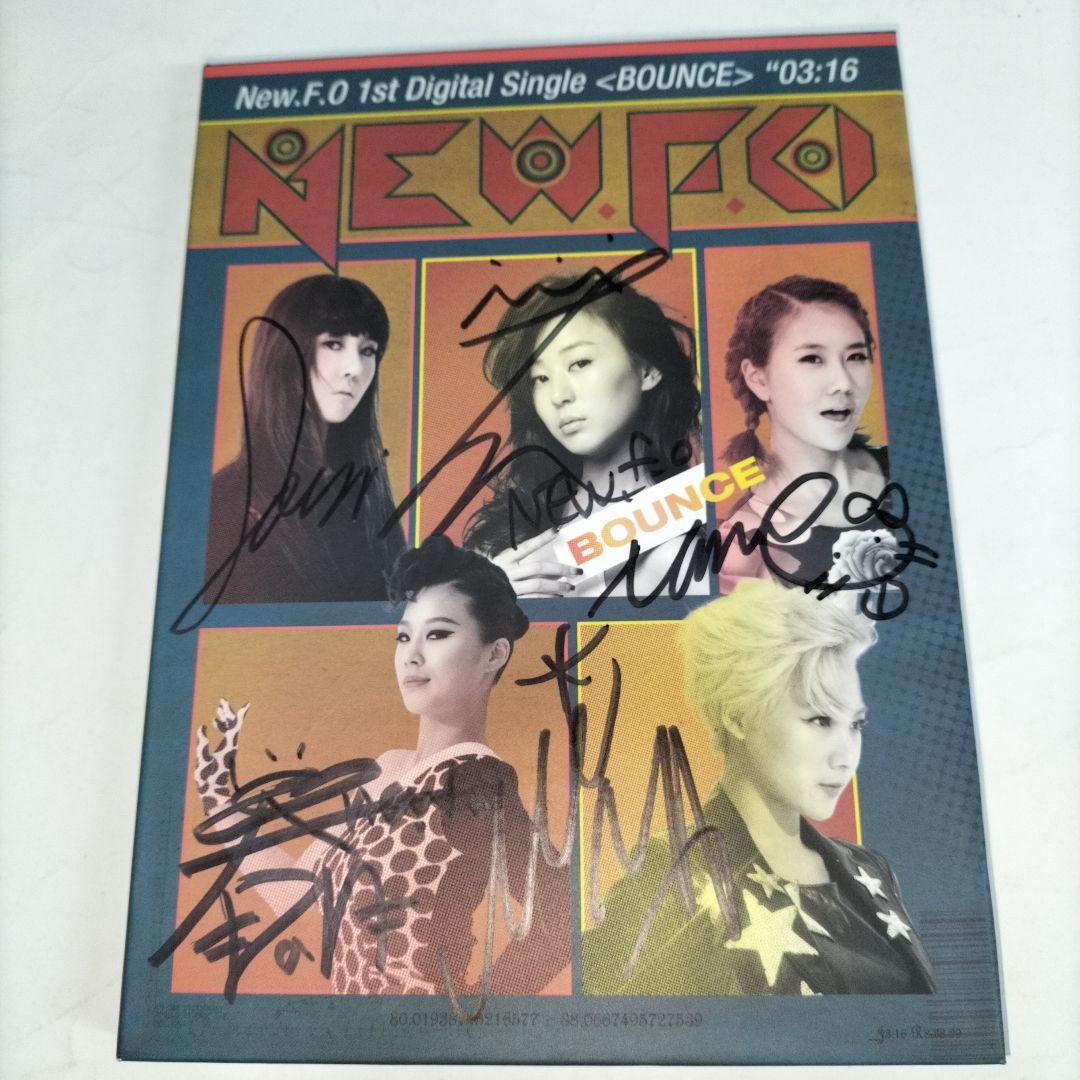 ⭐New.F.O「Bounce」メンバー全員サイン付き⭐韓国盤KPOP⭐