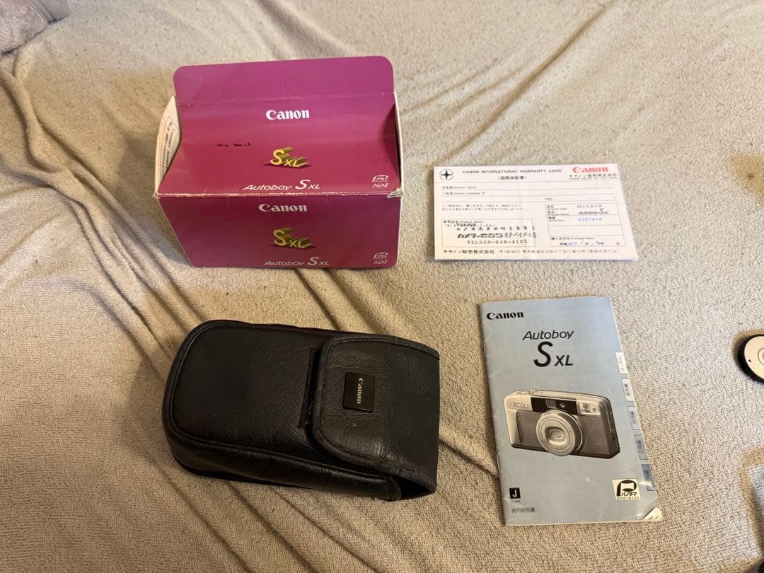 CANON Autoboy SXL 本体 リモコン 箱 取説 保証書付フルセット