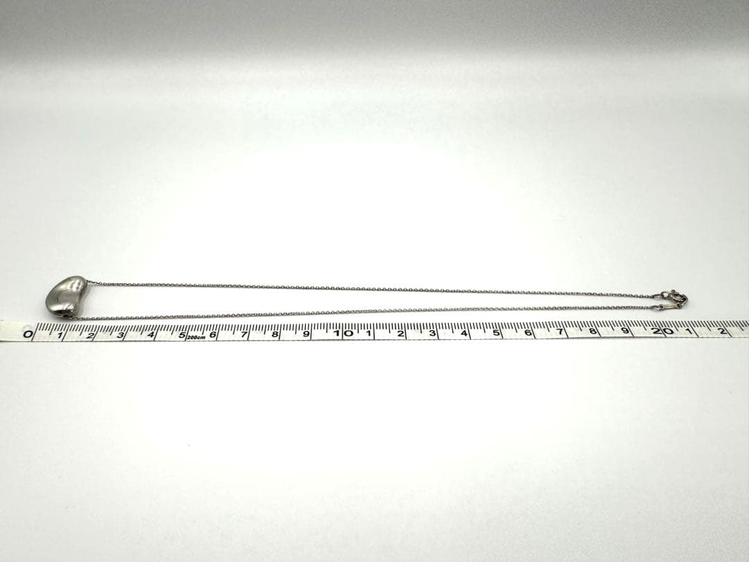 【美品】Tiffany&Co. ビーン ネックレス SV925 シルバー