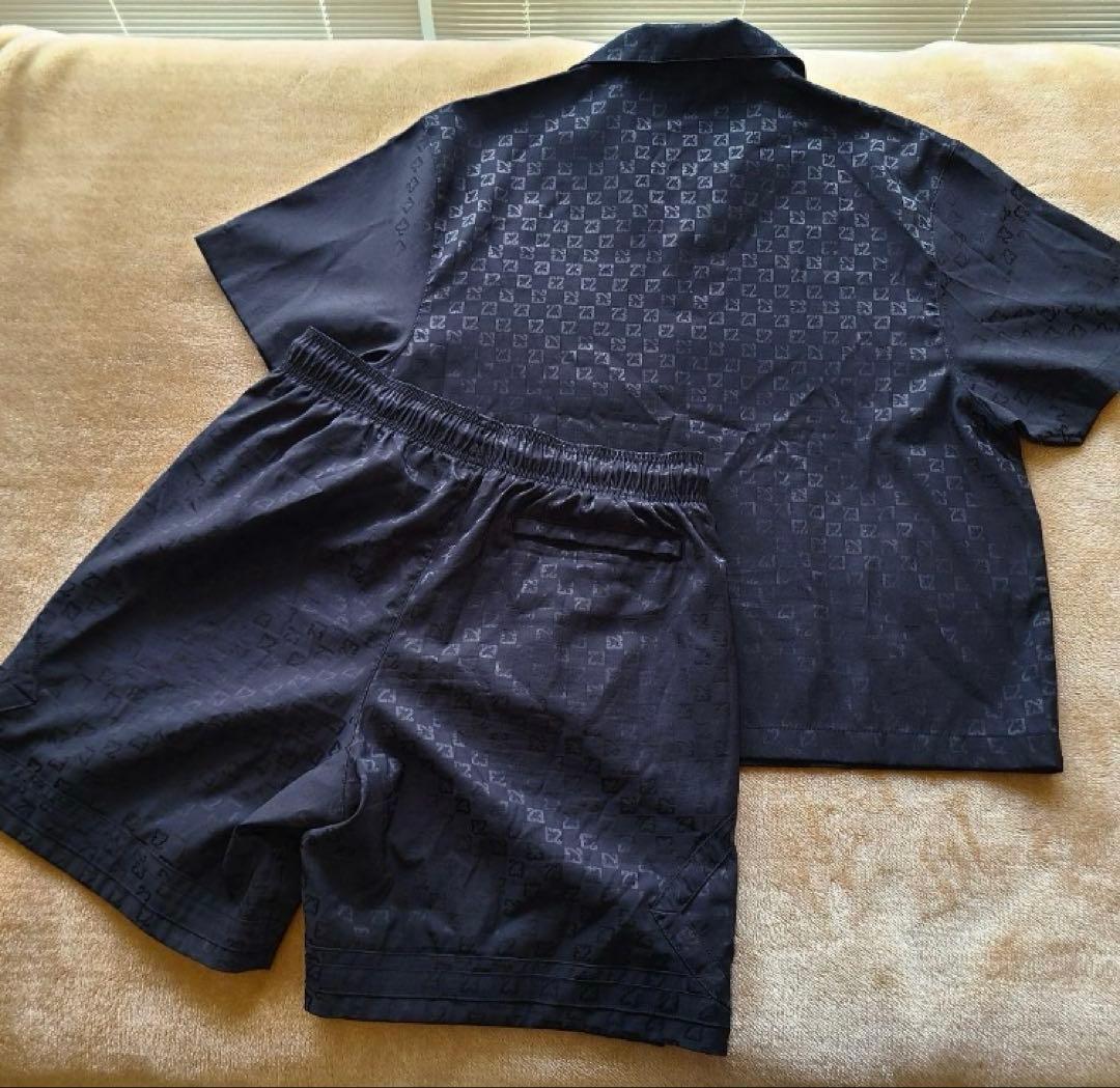 【極美品】NIKE AIR JORDAN 上下セットアップ／総柄／刺繍／稀少