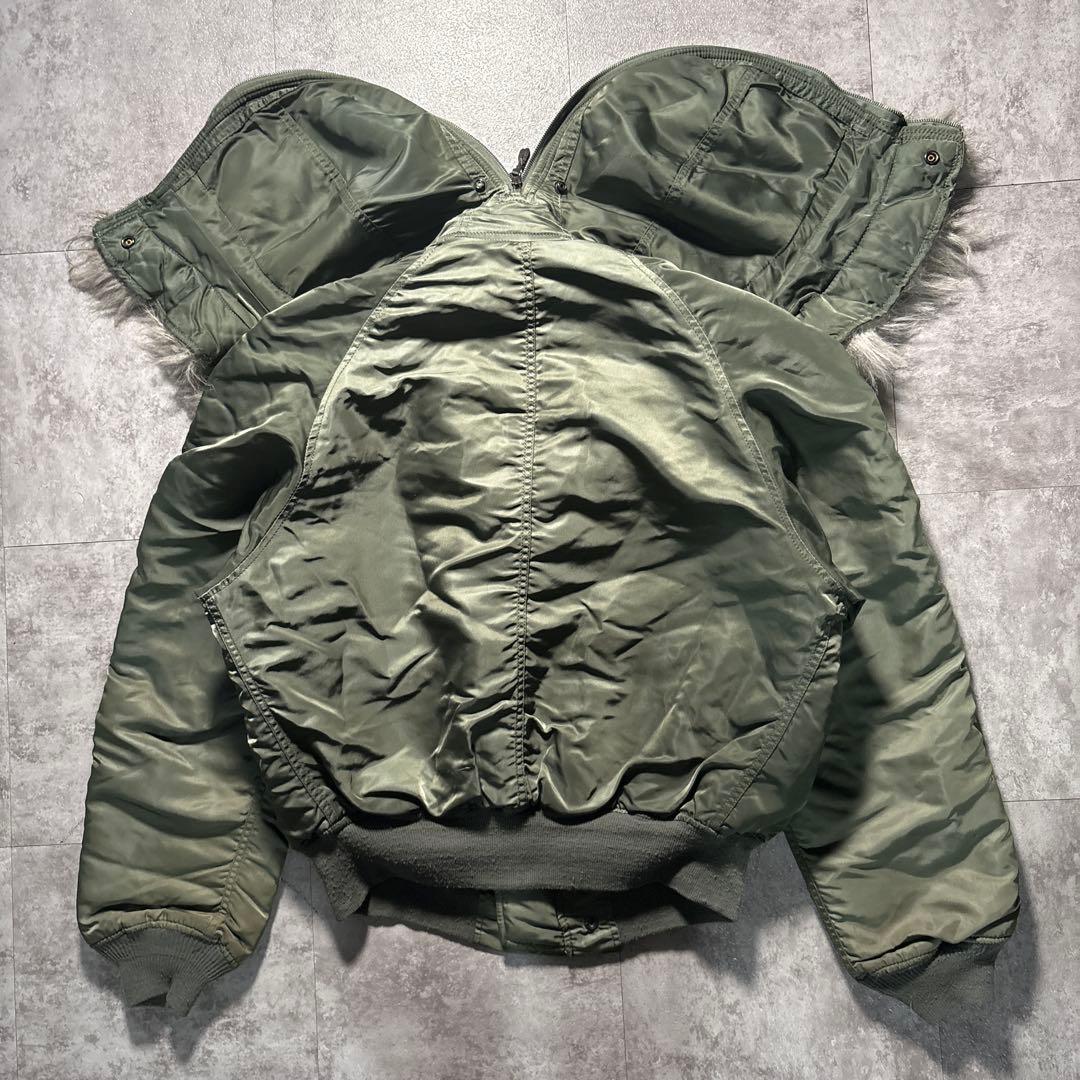 80s〜90s alpha n2b flight jacket USA製　L