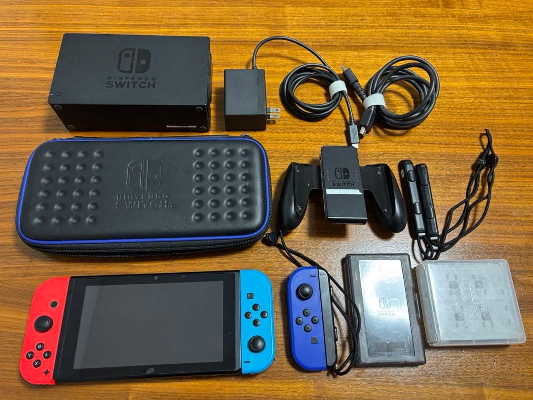 Nintendo Switch ネオンブルー/ネオンレッド 本体 収納ケース付き