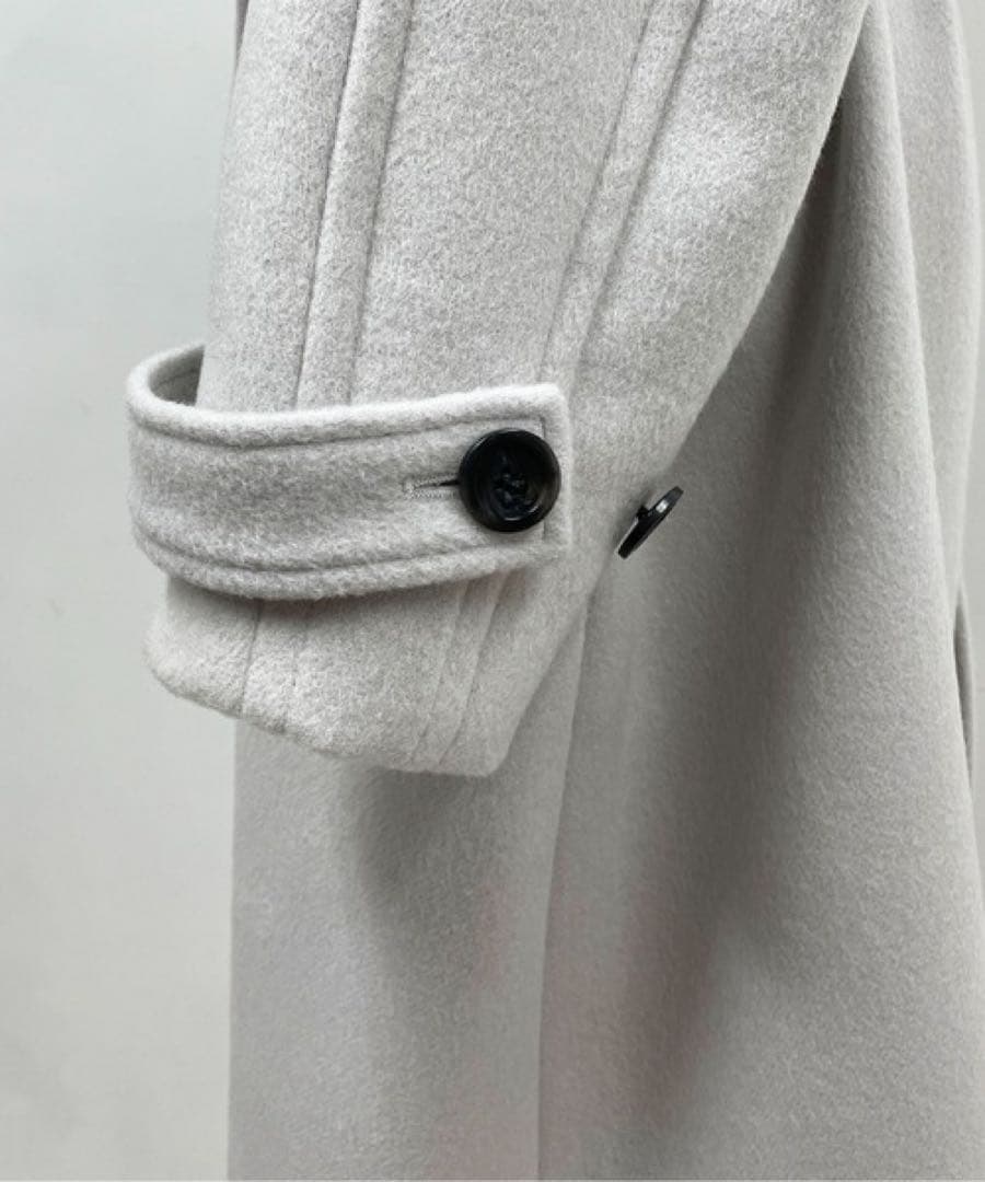 日本製　SUPER100's ビーバー2WAYカラーコート　ロングコート