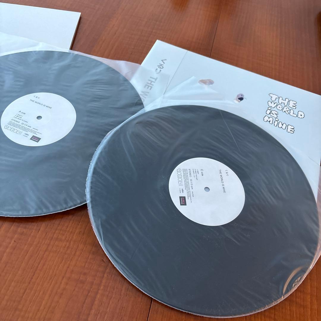 【ほぼ新品】くるりTHE WORLD IS MINE レコード盤　LP