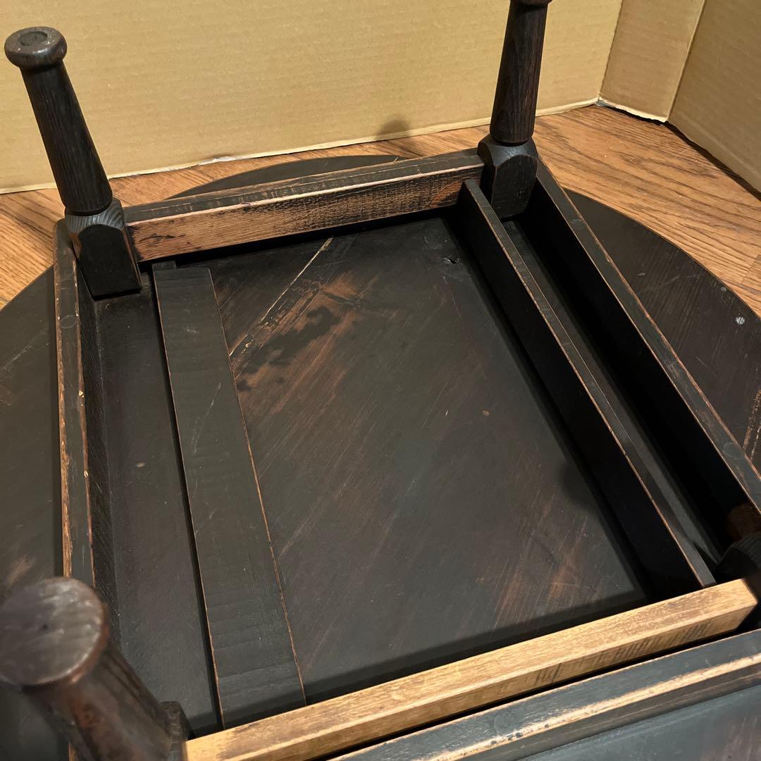 昔のちゃぶ台 丸テーブル 昭和懐かしい