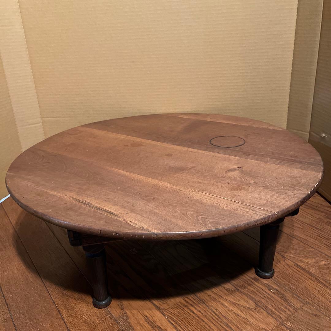 昔のちゃぶ台 丸テーブル 昭和懐かしい