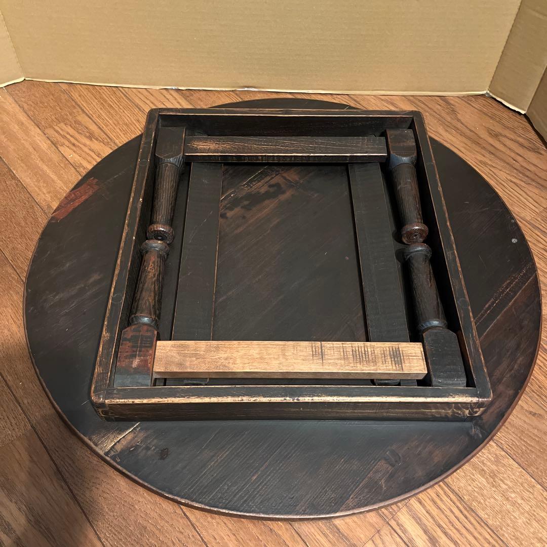 昔のちゃぶ台 丸テーブル 昭和懐かしい
