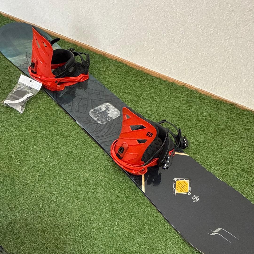 O25 Salomon 150cmメンズスノーボードセット