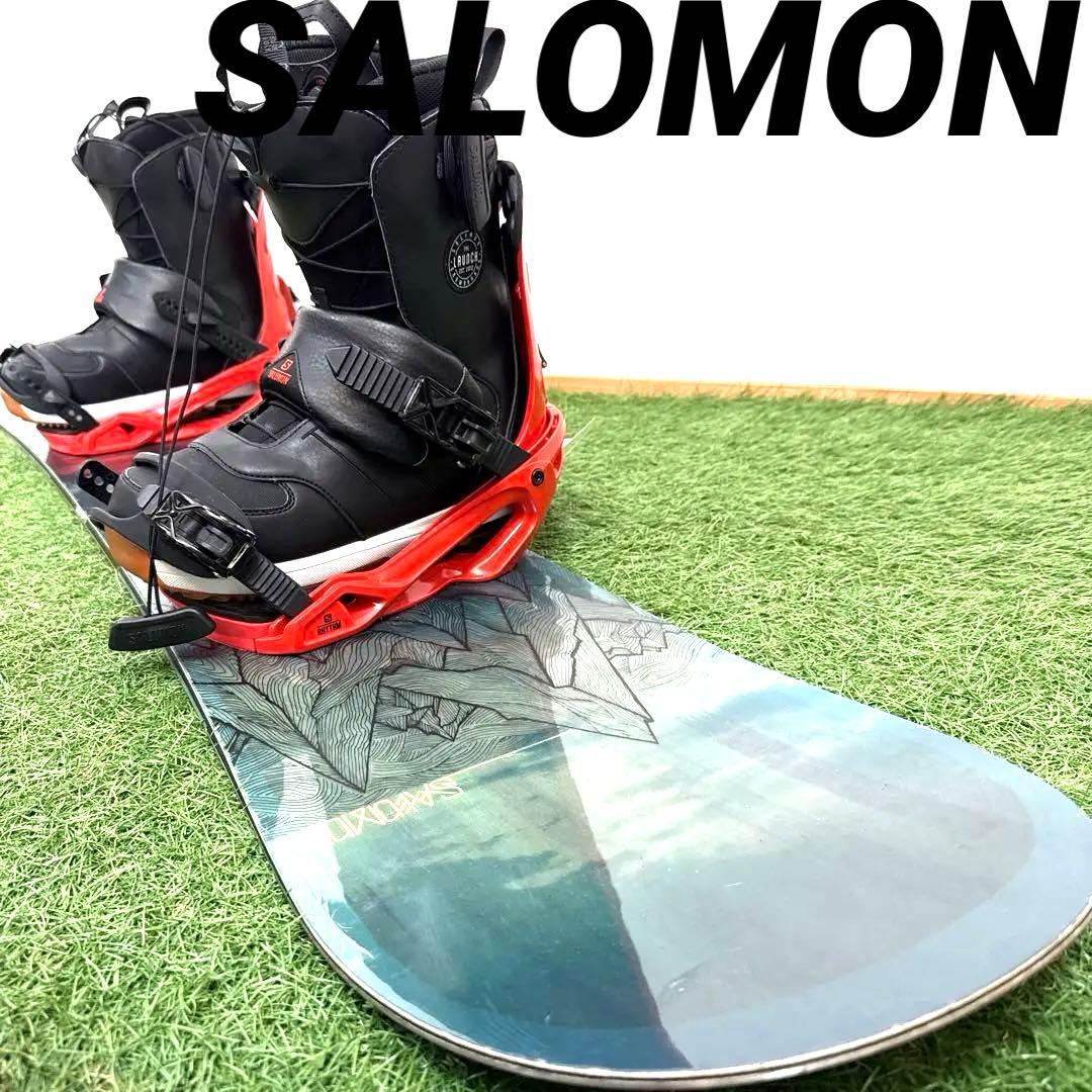 O25 Salomon 150cmメンズスノーボードセット