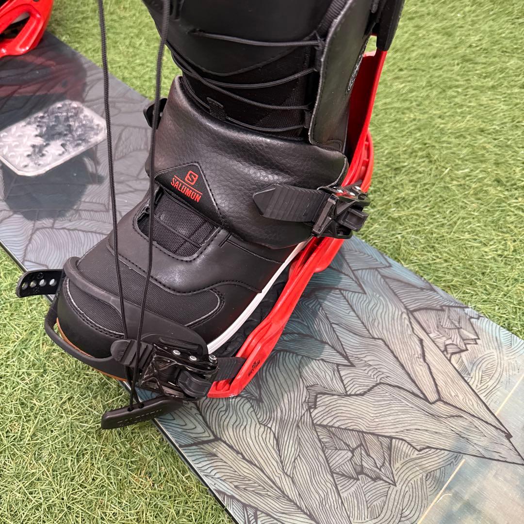 O25 Salomon 150cmメンズスノーボードセット