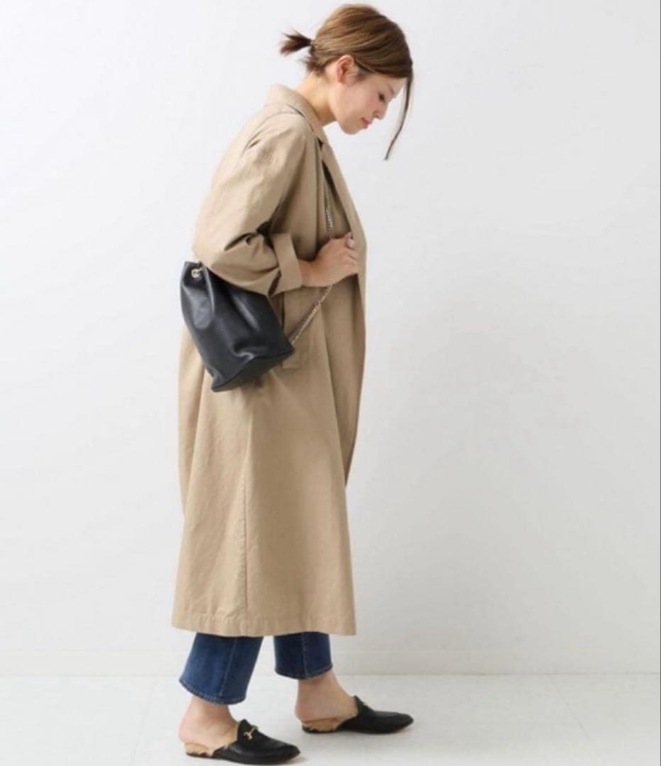 MUSE ドゥーズィエムクラス FINX ギャバオーバーコート フリーサイズ