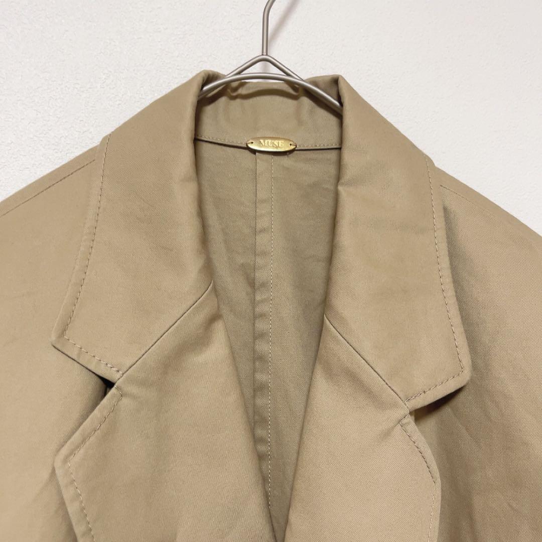 MUSE ドゥーズィエムクラス FINX ギャバオーバーコート フリーサイズ