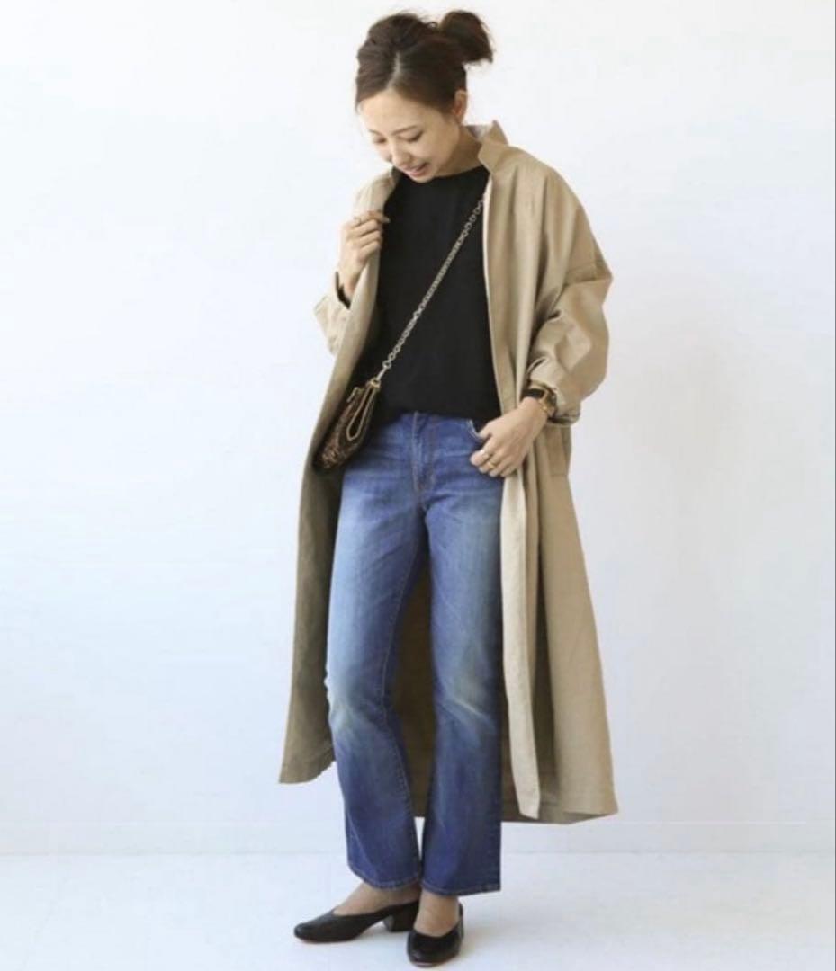 MUSE ドゥーズィエムクラス FINX ギャバオーバーコート フリーサイズ