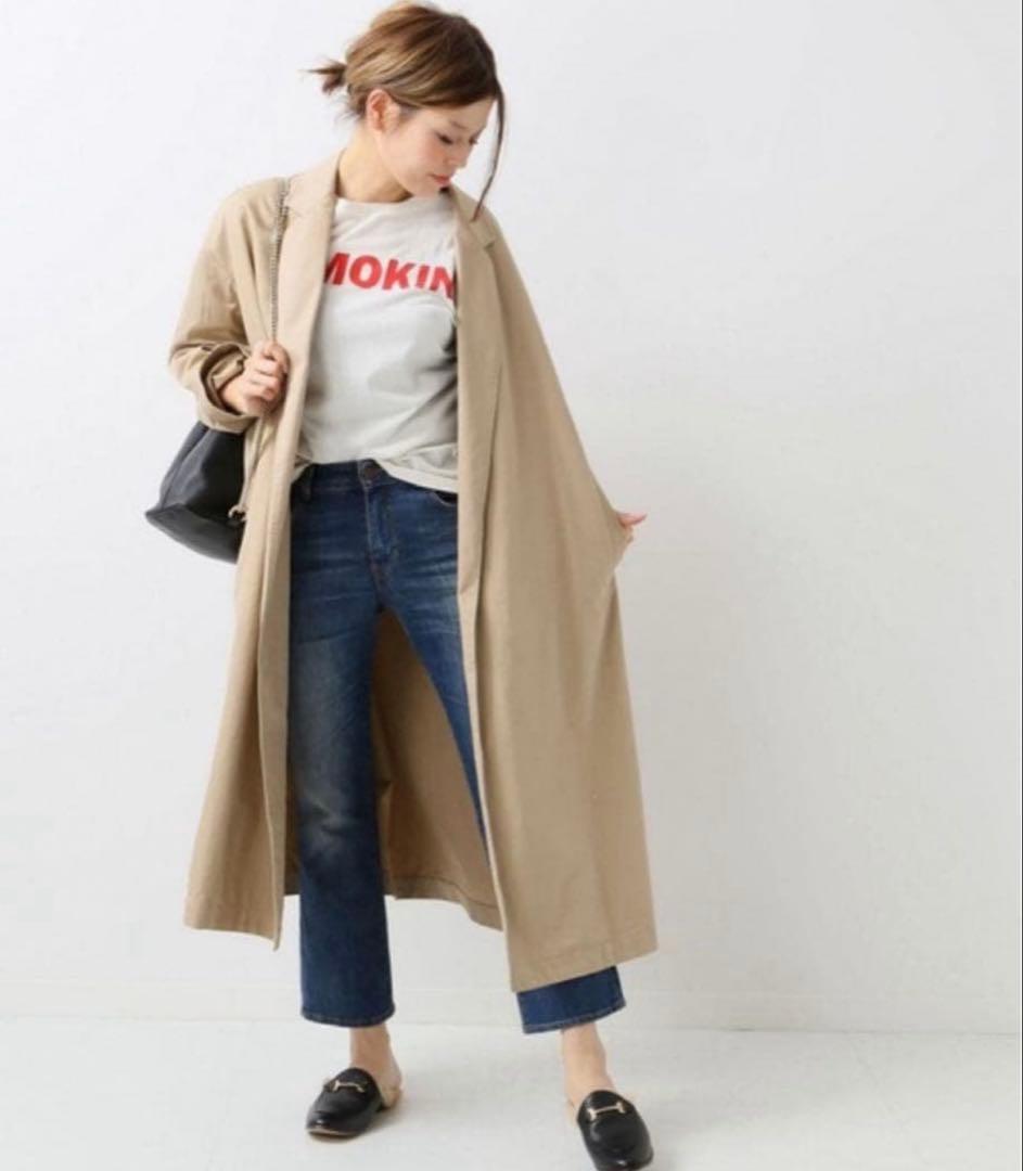 MUSE ドゥーズィエムクラス FINX ギャバオーバーコート フリーサイズ