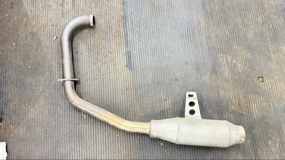 TW200 TW225 社外マフラー　モナカ菅　アルミ