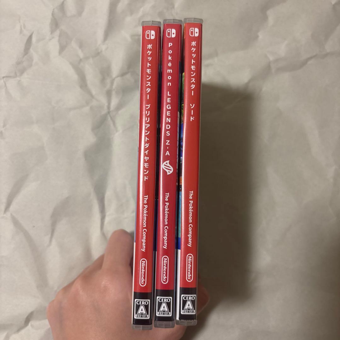 【美品】ポケットモンスター ZAブリリアントダイヤモンド　ソード