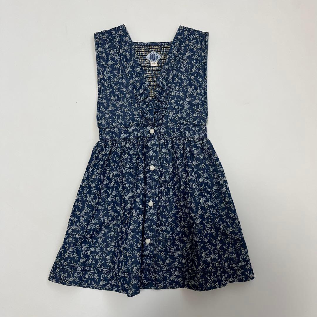 【美品】Bonjour NEW APRON DRESS 2/3y