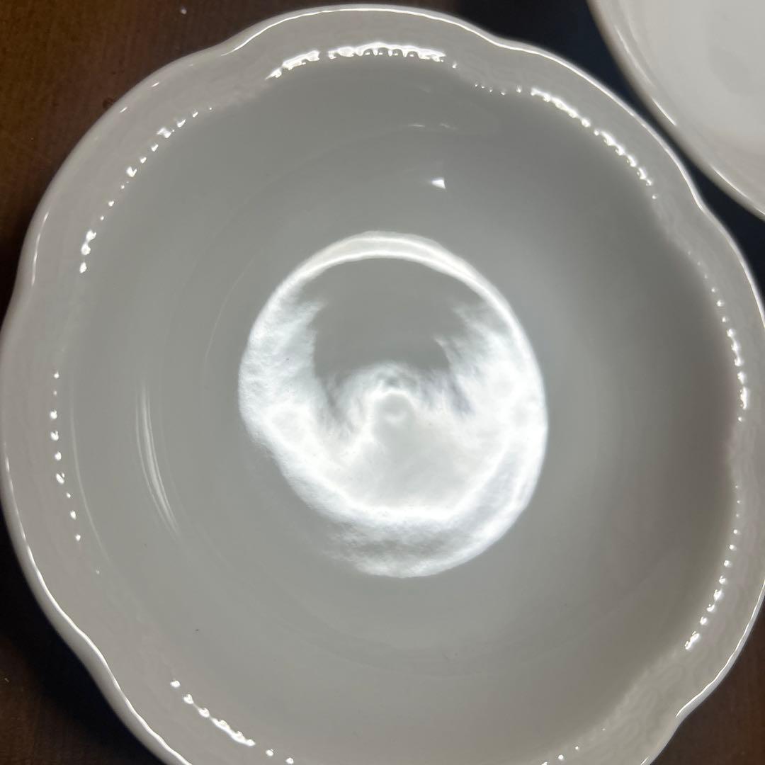 リチャードジノリ　ボンジョルノホワイト　ピクルスオーバル　フルーツボウル　各2個