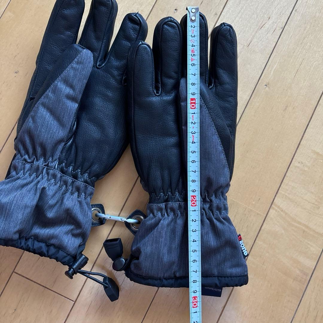Hestra メンズ　スキーグローブ ブラック/グレー