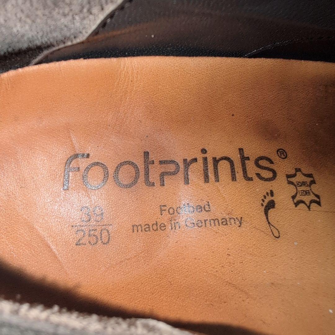 【美品】 ビルケンシュトック フットプリンツ ブラック 25.0cm